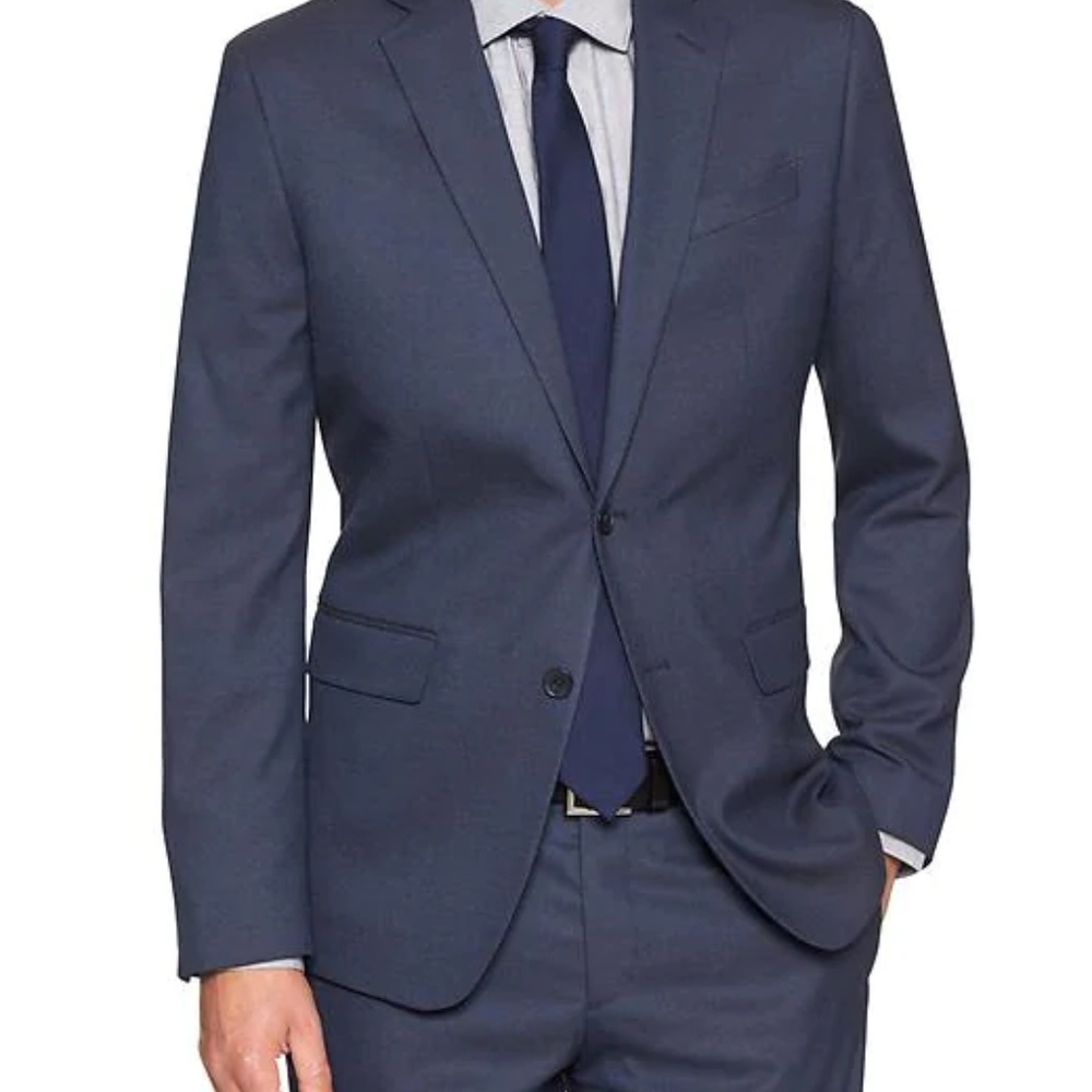 Men's Banana Republic Suit Blazer 44R Blue